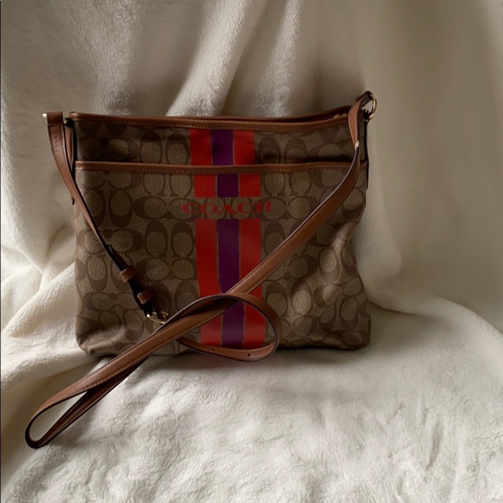 Coach leather crossbody